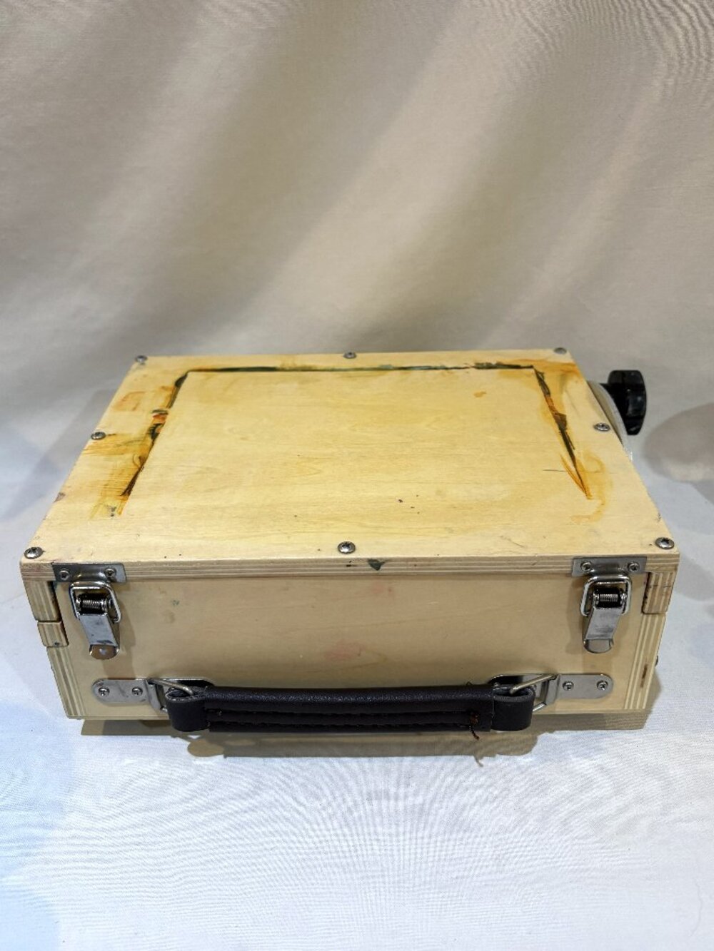 Guerrilla Painter ThumBox Pochade Plein Air Easel Box Beige Wood Used